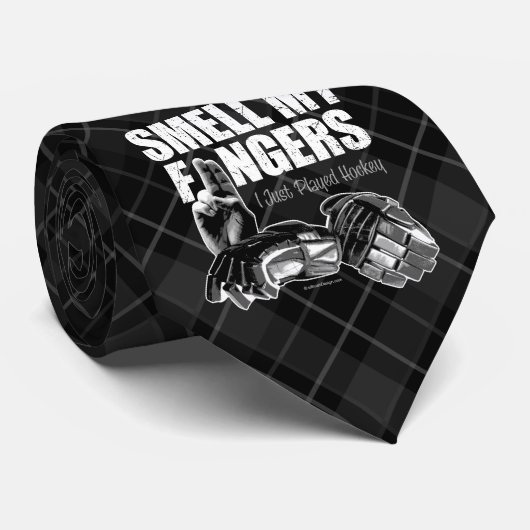 Cravate de Smell My Fingers (hockey) (Roulé)