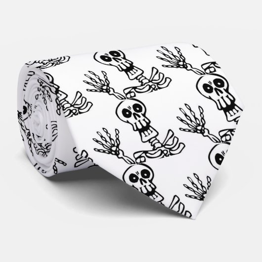 Cravate de squelette (Roulé)