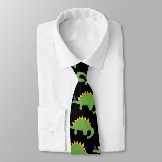 Cravate de Stegosaurus de magicien (Attaché)