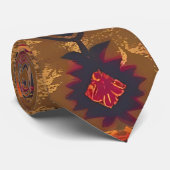 Cravate de style aztèque élégant (Roulé)