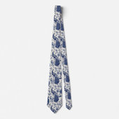 Cravate de style Chinoiserie (Devant)