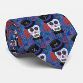 Cravate de style de la Nouvelle-Orléans de crâne (Roulé)