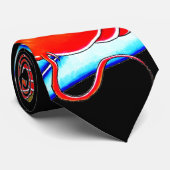 Cravate de style japonais de Koi (Roulé)