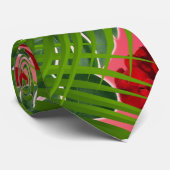 Cravate de style jungle moderne ! (Roulé)