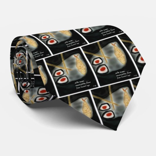 Cravate de sushi de lune de saké (Roulé)