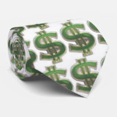 Cravate de symbole dollar (Roulé)