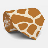 Cravate de taches de girafe (Roulé)