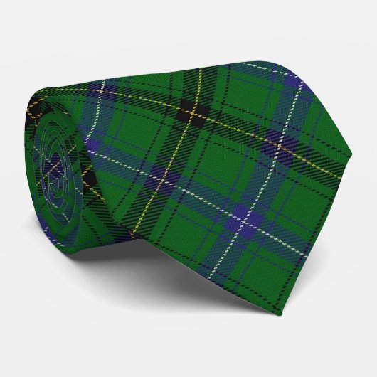 Cravate de tartan de Henderson de clan (Roulé)