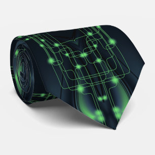 Cravate de technologie de feu vert
