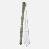 Cravate de teinture à carreaux bleu vert (Dos)