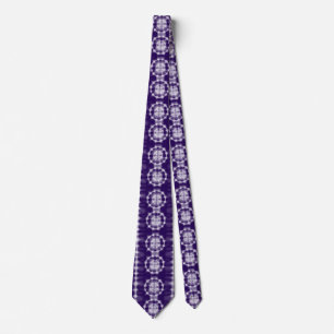 Cravate de teinture violet africain imprimé