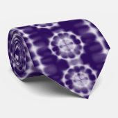 Cravate de teinture violet africain imprimé (Roulé)