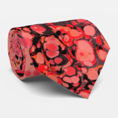 Cravate de texture roux marbling (Roulé)