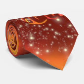 Cravate De Tigre Coureur À Galaxy Starry Night (Roulé)