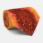Cravate De Tigres Courant À Galaxy Starry Night (Roulé)