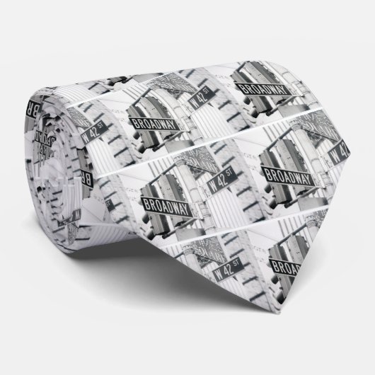 Cravate de Times Square de Broadway (Roulé)
