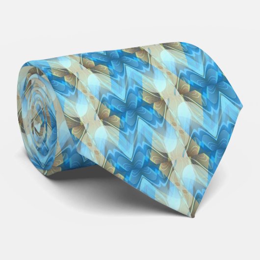 Cravate de tissage bleu (Roulé)