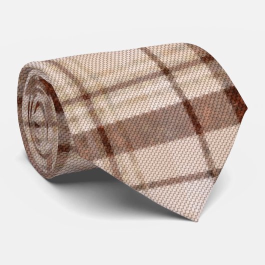 Cravate de ton Brown dégradée (Roulé)