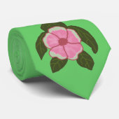 Cravate de tortue de mer de fleur de géranium (Roulé)