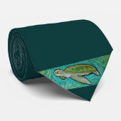 Cravate de tortue de mer verte (Roulé)