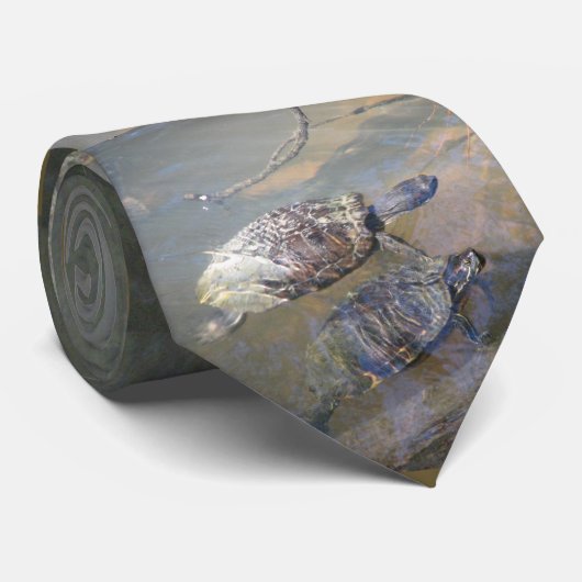 Cravate de tortues de rivière grande) ( (Roulé)