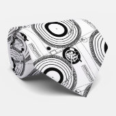 CRAVATE DE TOURNE-DISQUE DE MUSIQUE ÉLECTRONIQUE (Roulé)