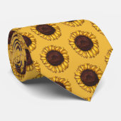 Cravate de tournesol Belle cravate de tournesol ja (Roulé)