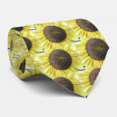 Cravate de tournesol jaune (Roulé)