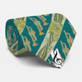 Cravate de trompette et conception de feuille de (Roulé)