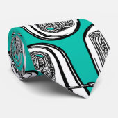 Cravate de tuba avec le motif abstrait en (Roulé)