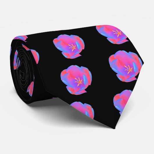Cravate de tulipe fluorescente (Roulé)