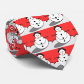 Cravate de vacances Snowman (Roulé)