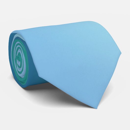 Cravate de vague bleue (Roulé)