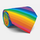 Cravate de vérification de Rainbows rétro (Roulé)