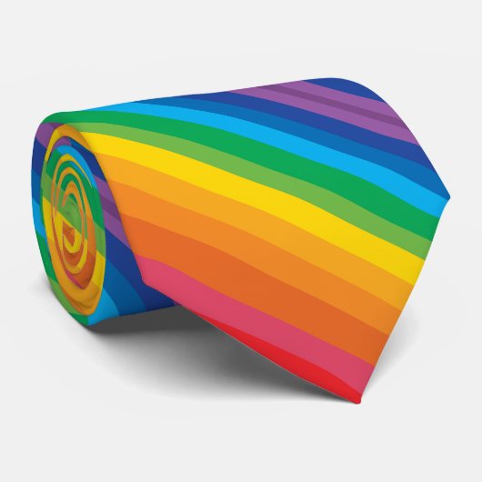 Cravate de vérification de Rainbows rétro (Roulé)