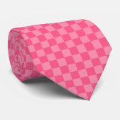 Cravate de vérification rose (Roulé)