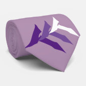 CRAVATE de VÉRITÉ pourpre de lavande (Roulé)