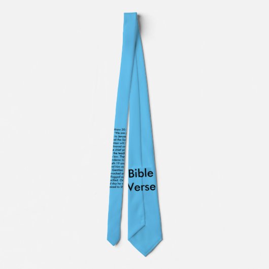 Cravate de vers de bible (Dos)