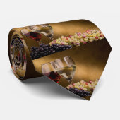 CRAVATE DE "VIN ET DE RAISINS" (Roulé)