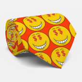 Cravate de visage de symboles dollar (Roulé)