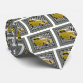 Cravate de voiture jaune (Roulé)
