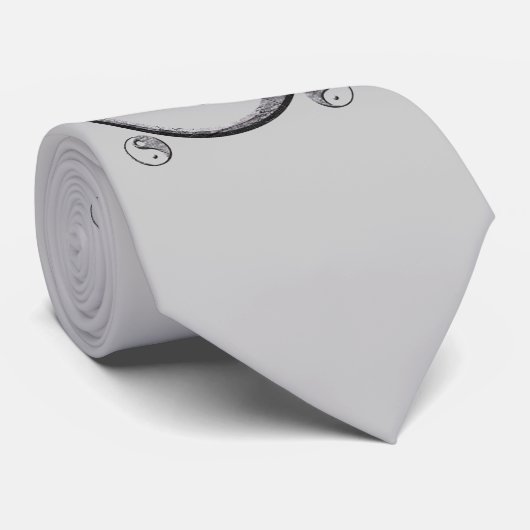 Cravate de Yin Yang (Roulé)