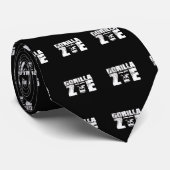 Cravate de Zoe de gorille - logo (Roulé)