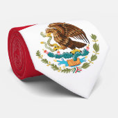 Cravate d'Eagle de Mexicain (rouge) (Roulé)