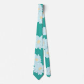 Cravate Deanna Day Daisey Turquoise (Devant)