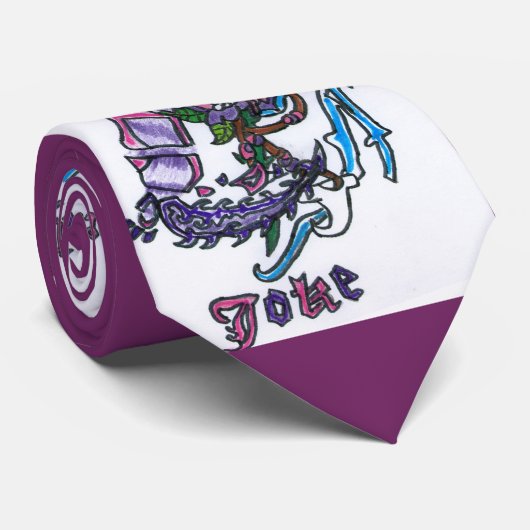 Cravate Dear Joker (Roulé)