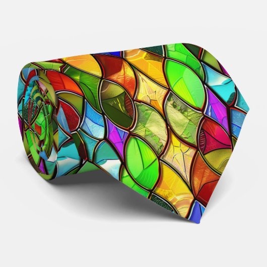 Cravate Déclaration sur le verre brillant (Roulé)