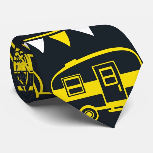 Cravate Décor camping Caravan (Roulé)