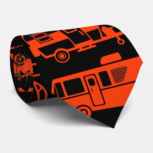 Cravate Décor camping Caravan (Roulé)