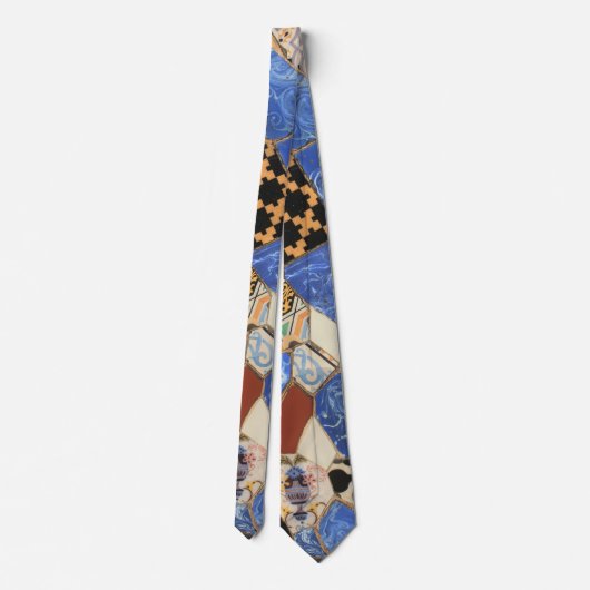 Cravate Décor en mosaïque (Dos)
